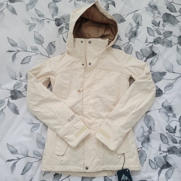 Burton Jackets & Blazers - Burton cream jacket XS